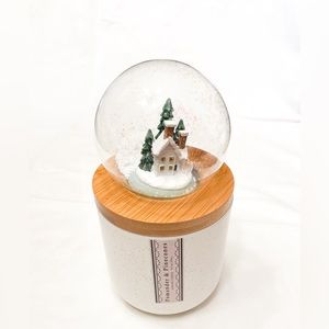 Snowglobe Candle-Pomander & Pinecones